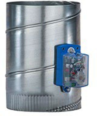 Power Close Round Zone Damper